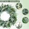 Eucalyptus Wreath 22" Large Artificial Greenery Outdoor/Indoor Wreath Spring/Summer Wreath Green Wreaths for Front Door Porch Window Wall Hanging Decor All Year Round Wreath(Green)